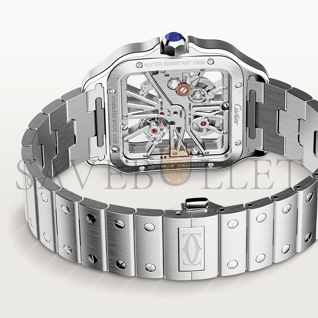 CARTIER SANTOS DE SKELETON WATCH WHSA0015